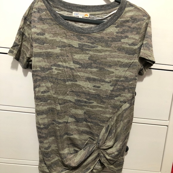 C&C Camo Print T-Shirt - Picture 1 of 2
